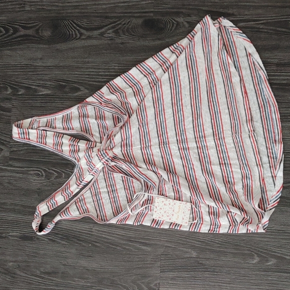 🔥🔥🔥WE THE FREE people Best Night Red white blue Linen tank NWT XS - Picture 8 of 11